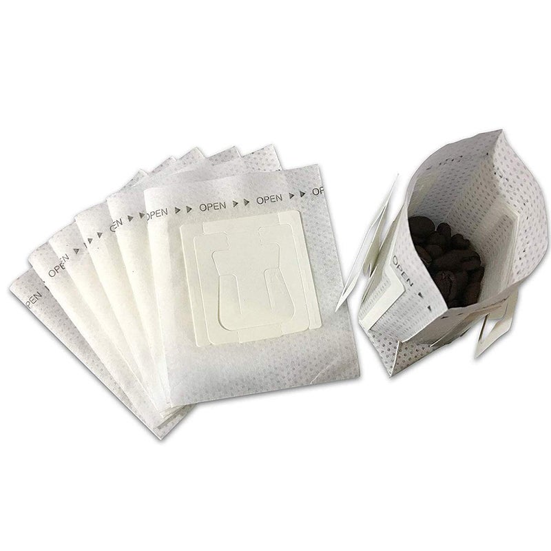 YOKIND 100PCS Portable Coffee Filter Paper Bag Hanging Ear Drip Coffee Bag Perfect for Travel, Camping, Home, Office - Image 2